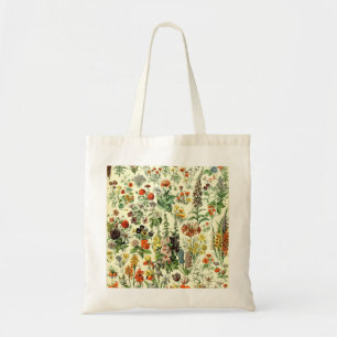 Vintage Botanical Print Tote Bag