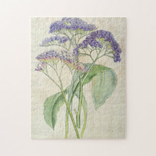 Vintage Botanical Profuse-Flowered Statice Jigsaw Puzzle
