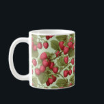 Vintage Botanical Raspberry Pattern Ceramic Mug<br><div class="desc">Step into a bygone era with our "Vintage Botanical Raspberry Pattern Ceramic Mug." Inspired by the intricate beauty of 19th-century botanical illustrations, this design pays homage to the delightful "Rubus idaeus, " more commonly known as raspberries. As you enjoy your daily coffee or tea, let the rich history and natural...</div>