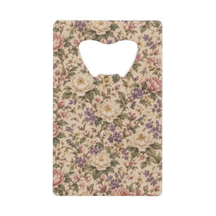 Vintage Botanical Rose Garden & Butterfly Pattern