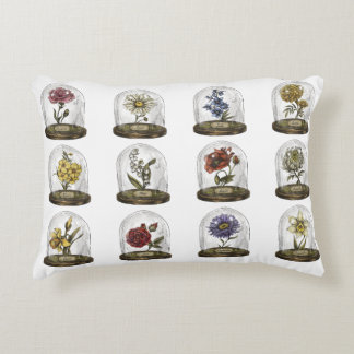 Vintage Botanical Throw Pillow