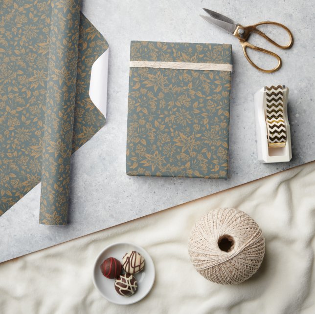 Vintage Botanical Wrapping Paper (Crafts)
