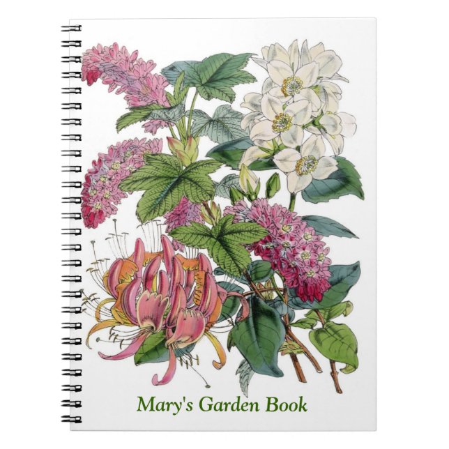 Vintage Botanicals Illustrations Notebook (Front)