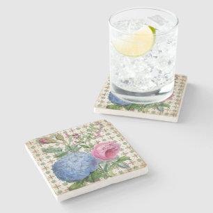 Vintage Botanicals Stone Coaster