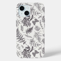 Vintage Botany & Butterfly Pattern