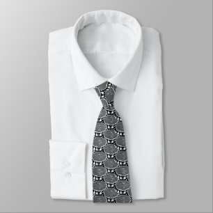 Vintage Bottle Cap Pop Art Retro Beer Pattern Tie