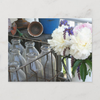 Vintage Bottles - Thinking of You Postcard