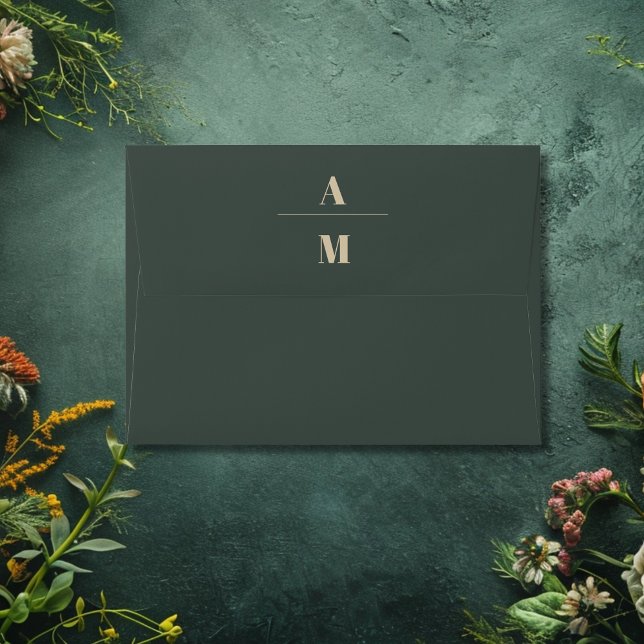 Vintage Bougainvillea  Art Nouveau Wedding Envelope (Creator Uploaded)