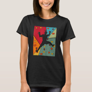 Vintage Bouldering Rock Climbing For Men Women T-Shirt