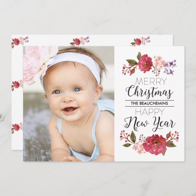 Vintage Bouquet Christmas Holiday (Front/Back)