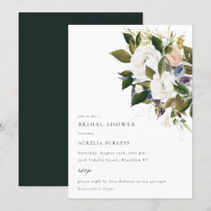 Vintage Bouquet Floral Bridal Shower Invitation