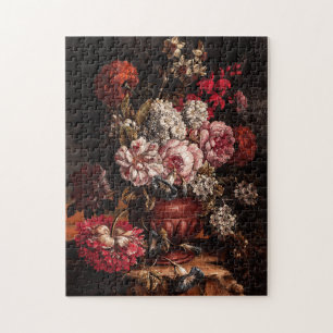 Vintage Bouquet of Flowers Jigsaw Puzzle
