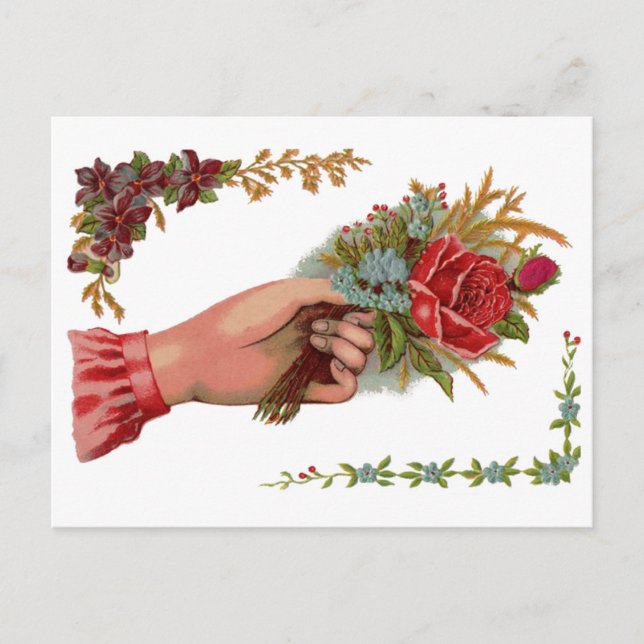 Vintage Bouquet Postcard (Front)
