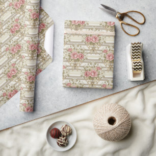 Vintage Bouquet Wrapping Paper