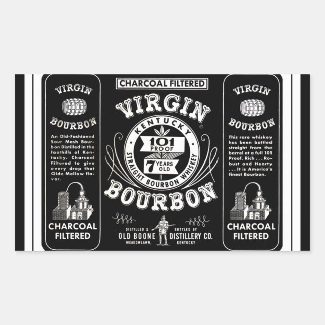 Vintage Bourbon Label (Front)