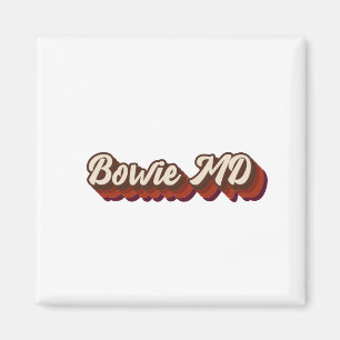 Vintage Bowie Maryland Magnet