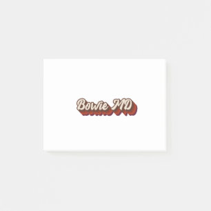 Vintage Bowie Maryland Post-it Notes