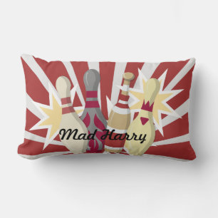 Vintage Bowling Lumbar Cushion