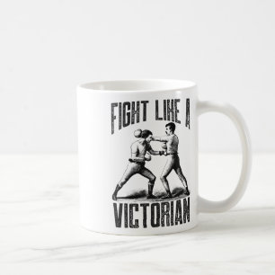 Vintage Boxing Fight Like A Victorian Clic Boxer S Coffee Mug