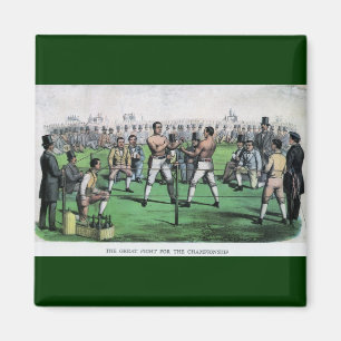 Vintage Boxing, Great Fight for the Championship Magnet