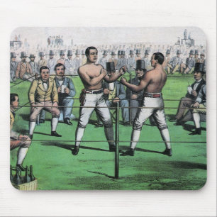 Vintage Boxing, Great Fight for the Championship Mouse Pad