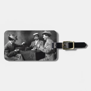 Vintage Boys Night Out Luggage Tag