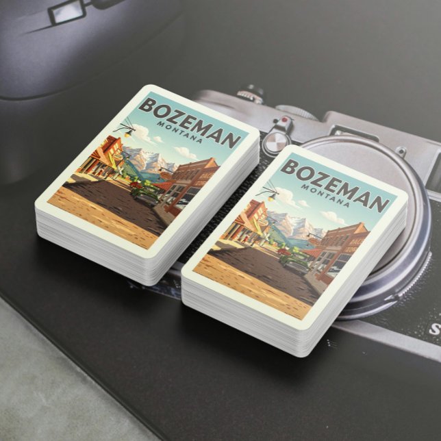 Vintage Bozeman Montana Playing Cards (Creator Uploaded)