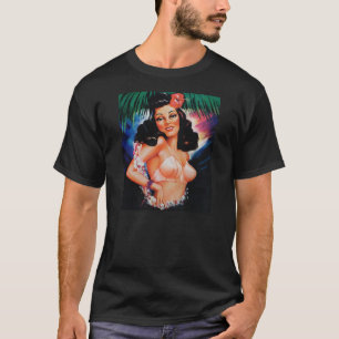 Vintage Bra Brassiere Adola Brand Pin-Up Girl T-Shirt