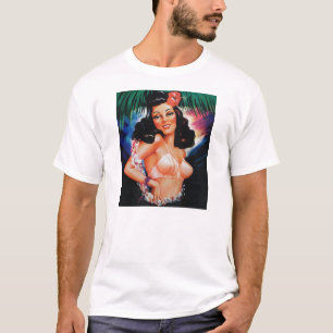 Vintage Bra Brassiere Adola Brand Pin-Up Girl T-Shirt