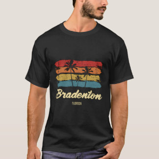 Vintage Bradenton Florida Palm Trees Fl Retro T-Shirt