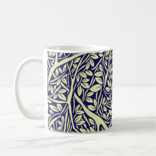 Vintage Branches: Interwoven Tree Pattern Coffee Mug