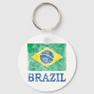 Vintage Brazil Key Ring