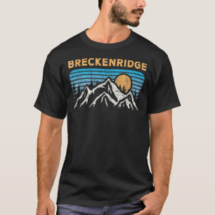 Vintage Breckenridge Colorado Retro Mountain Ski S T-Shirt