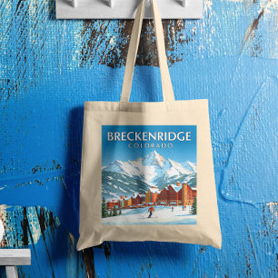 Vintage Breckenridge Colorado Tote Bag