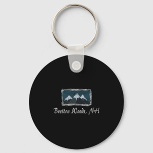 Vintage Bretton Woods New Hampshire Winter Skiing Key Ring
