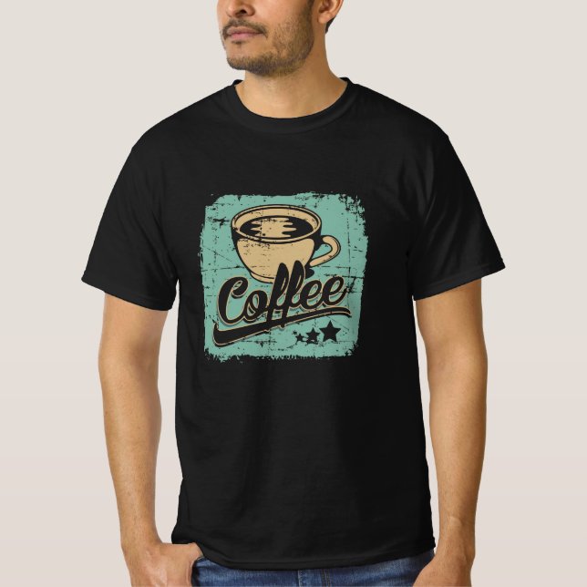 Vintage Brew Elegance T-Shirt (Front)