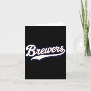 Vintage Brewers Retro Clic Gifts For Men Women Card