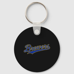 Vintage Brewers Retro Clic Gifts For Men Women Key Ring