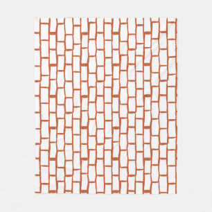 Vintage Brick: Textured Background Detail. Fleece Blanket