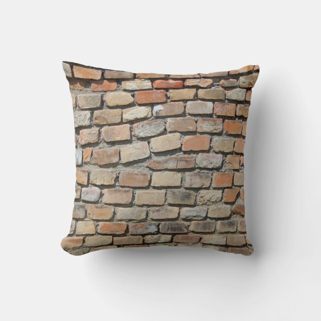 Vintage Brick Wall Cushion (Front)