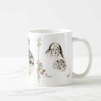 Vintage Bridal, Marriage, Wedding, Anniversary Mug