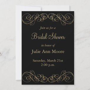 Vintage Bridal Shower Invitation