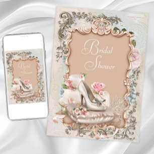 Vintage Bridal Shower Invitation