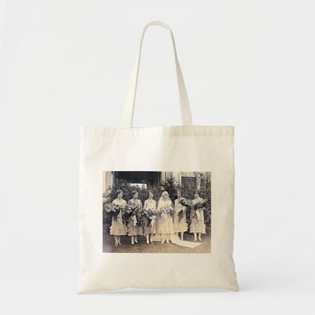 Vintage Bridal Wedding Party Bag (Front)