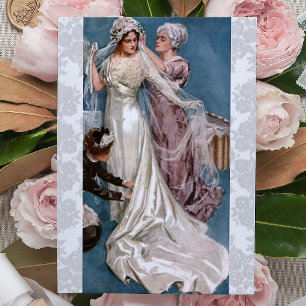 Vintage Bride Card
