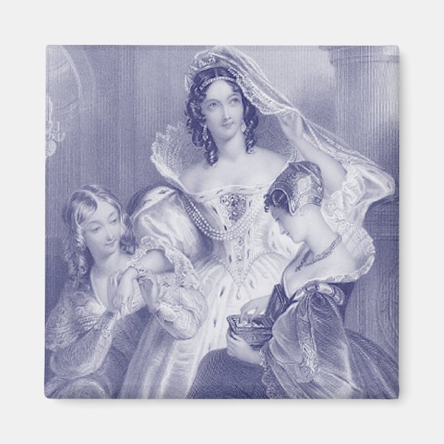 Vintage Bride Magnet (Front)