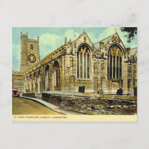 Vintage Britain, Launceston Parish Church Postcard
