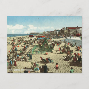 Vintage Britain, seaside holiday, Redcar Postcard