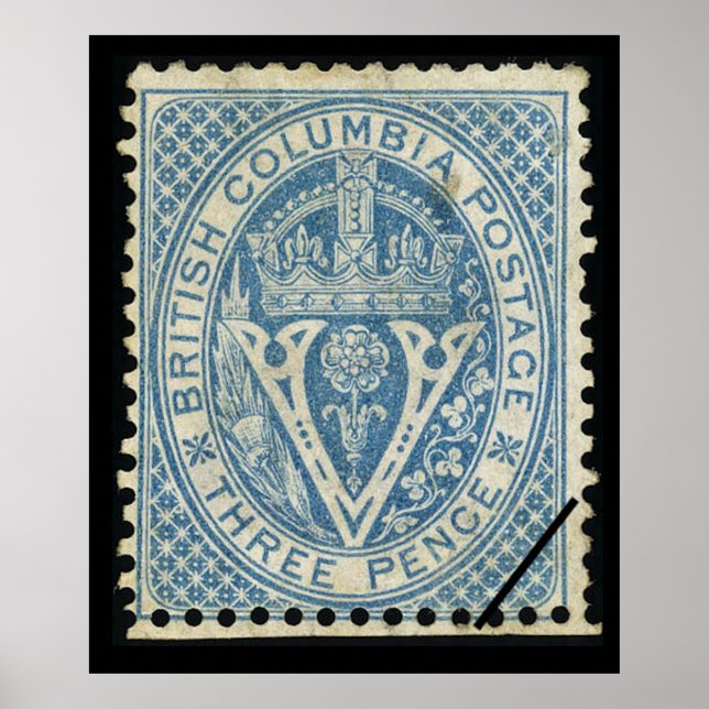 Vintage British Columbia Travel Poster (Front)