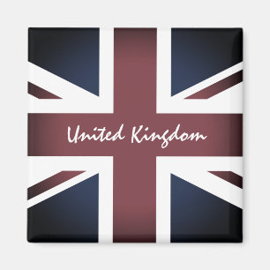 Vintage British flag & United Kingdom /sports UK Magnet